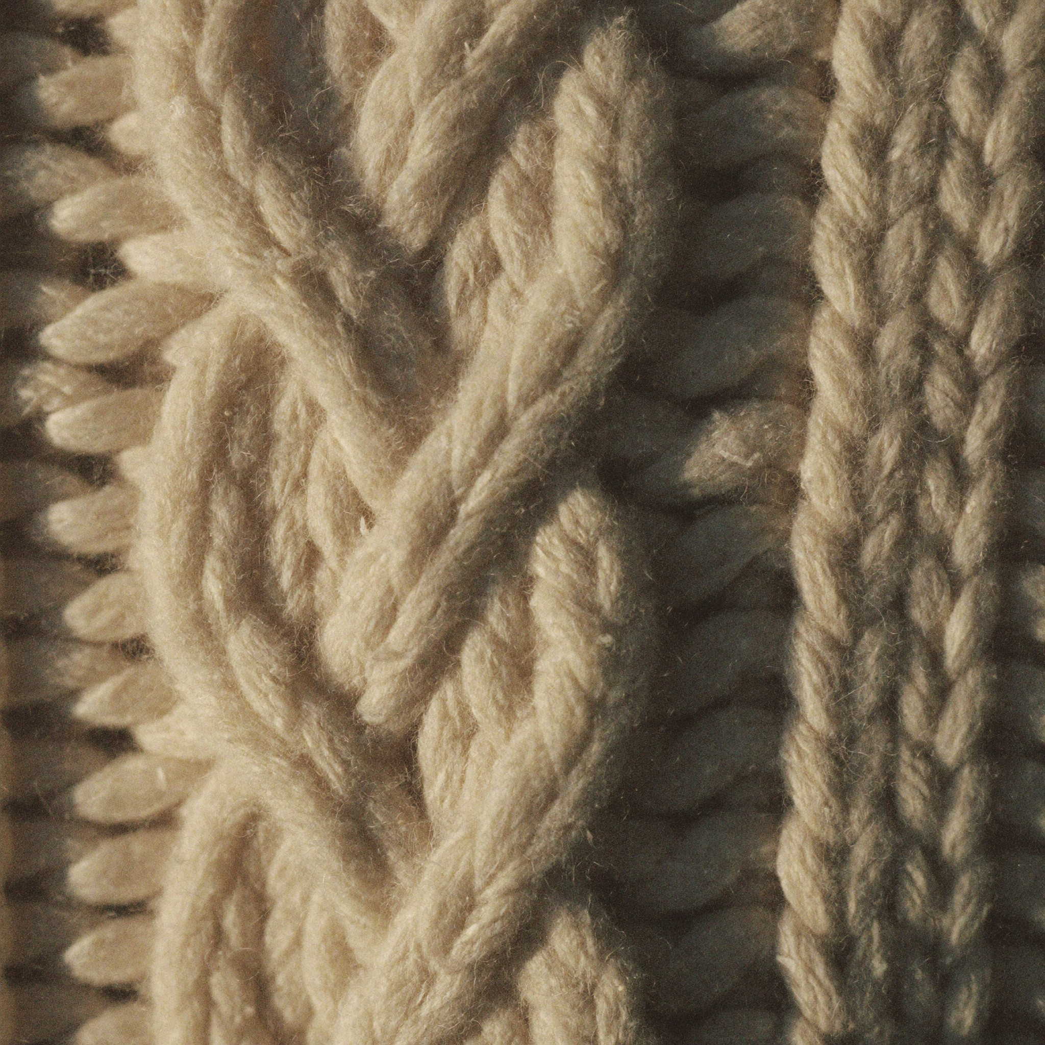 Heavy Cashmere Crew, fibre detail