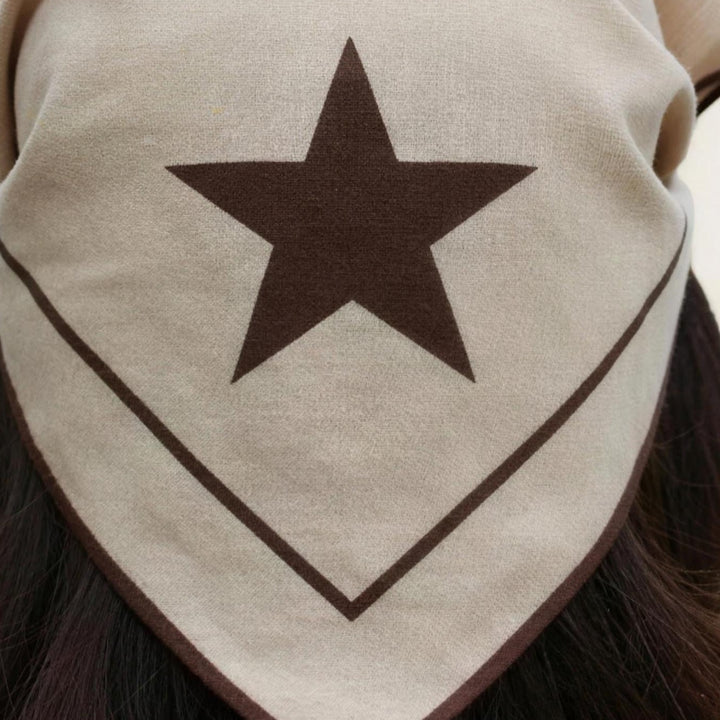 The star and border, woven cotton-cashmere