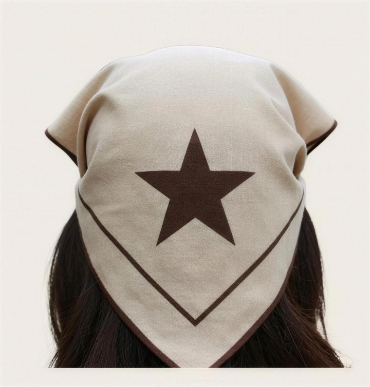 Racer Bandana worn over the hair