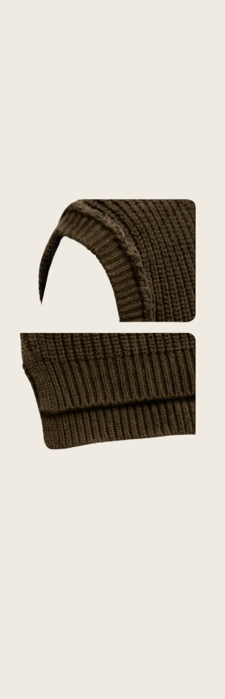 Chunky rib knit detail