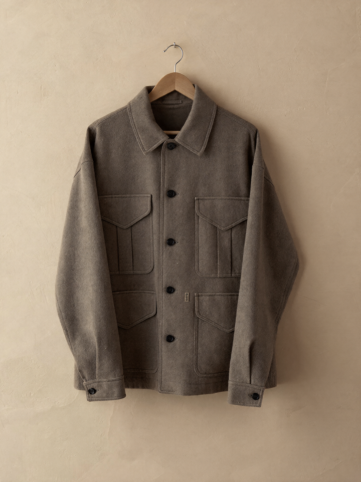 Yak Field Jacket in Taupe